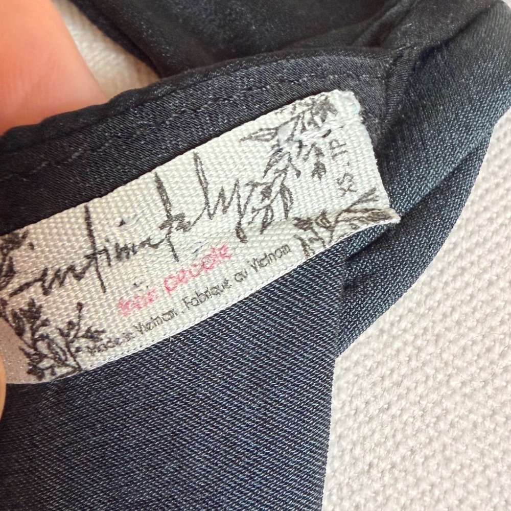 Free People Intimately Want Your Love Tie Back Mini Dress‎ Black XS - Picture 10 of 16